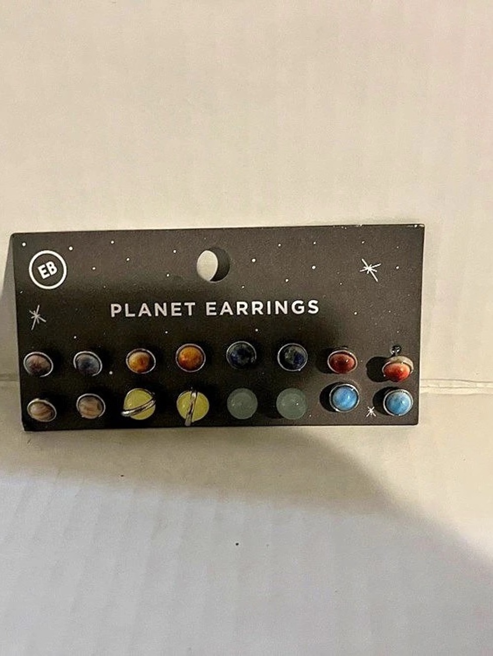 Earthbound Trading Co. Solar System Planet Celestial Whimsical Earring Set- NWT